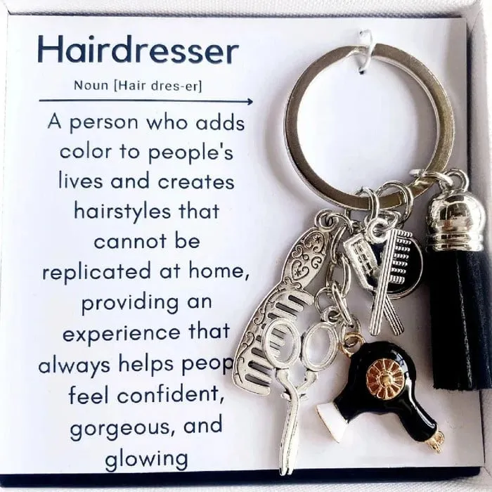 Keychain For Hairdresser Gift