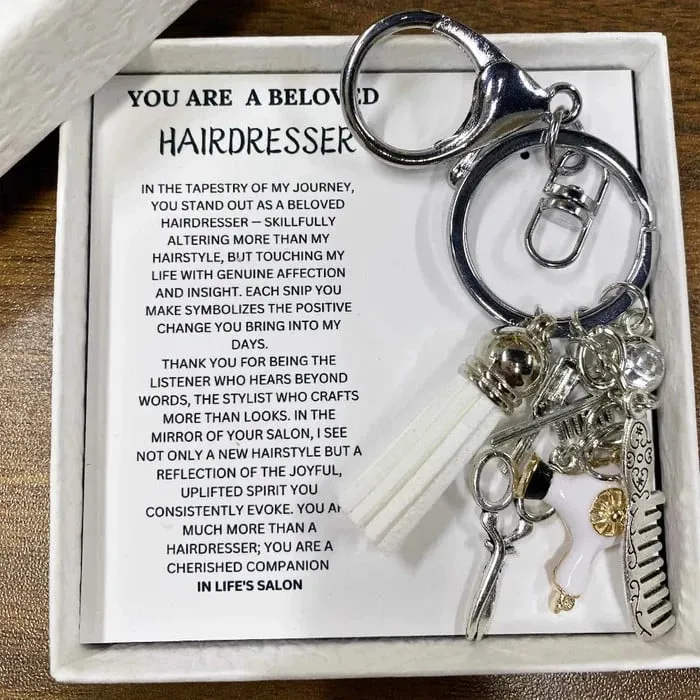 Keychain For Hairdresser Gift