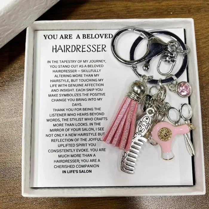 Keychain For Hairdresser Gift