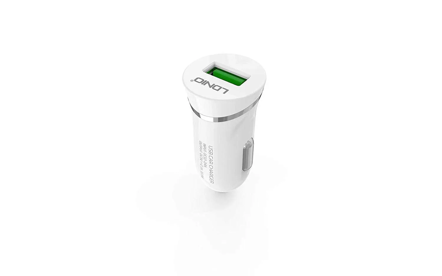 LDNIO Fast Car Charger DL-C12 5V 2.1A Single USB Charger With Android Cable - Compatible with iPhone USB Charging Cable