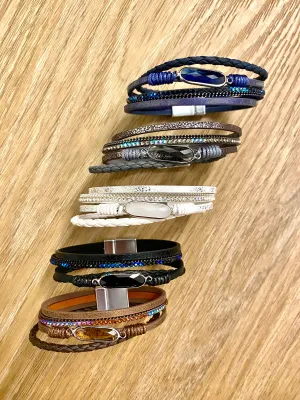 Magnetic Multistrand Bracelet