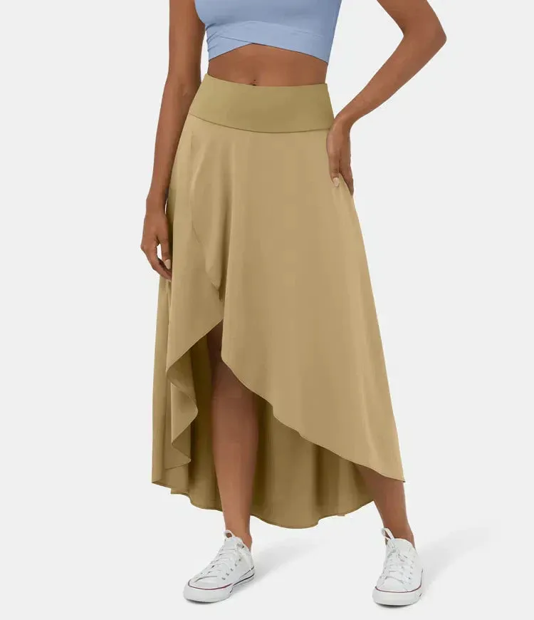 MELANIE - MIDI SKIRT WITH HIGH WAIST