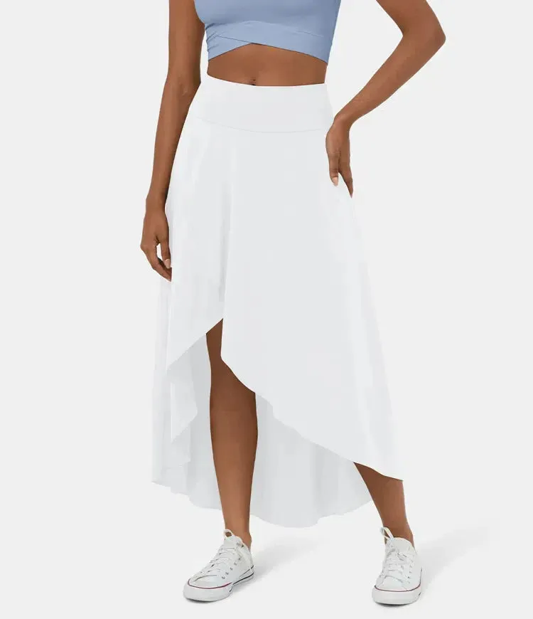 MELANIE - MIDI SKIRT WITH HIGH WAIST
