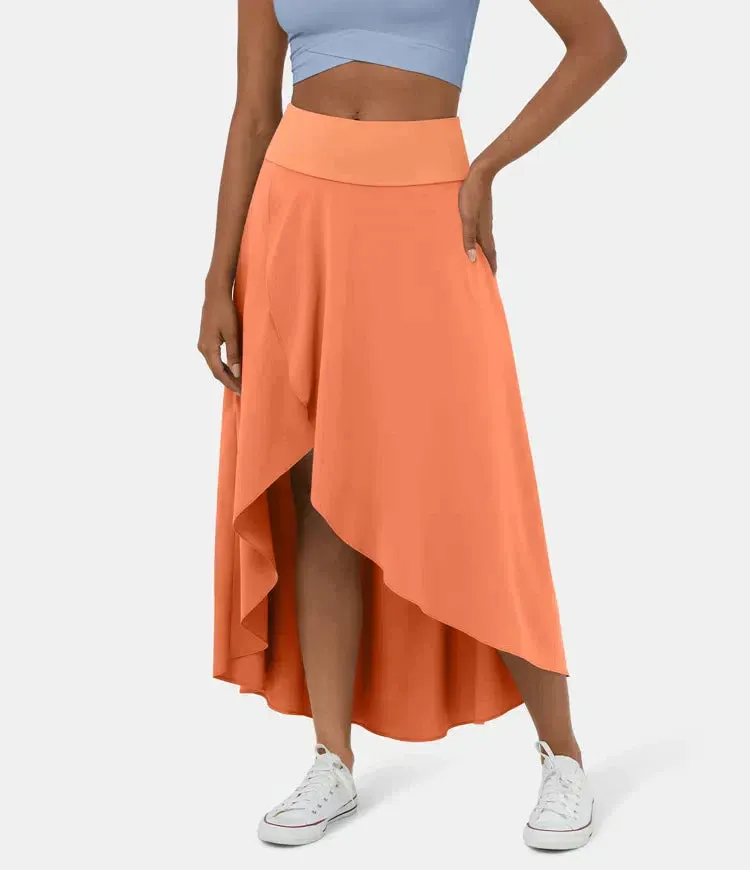 MELANIE - MIDI SKIRT WITH HIGH WAIST