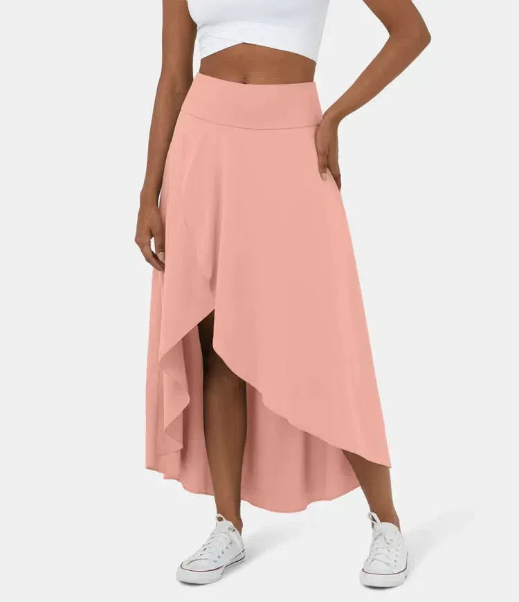 MELANIE - MIDI SKIRT WITH HIGH WAIST