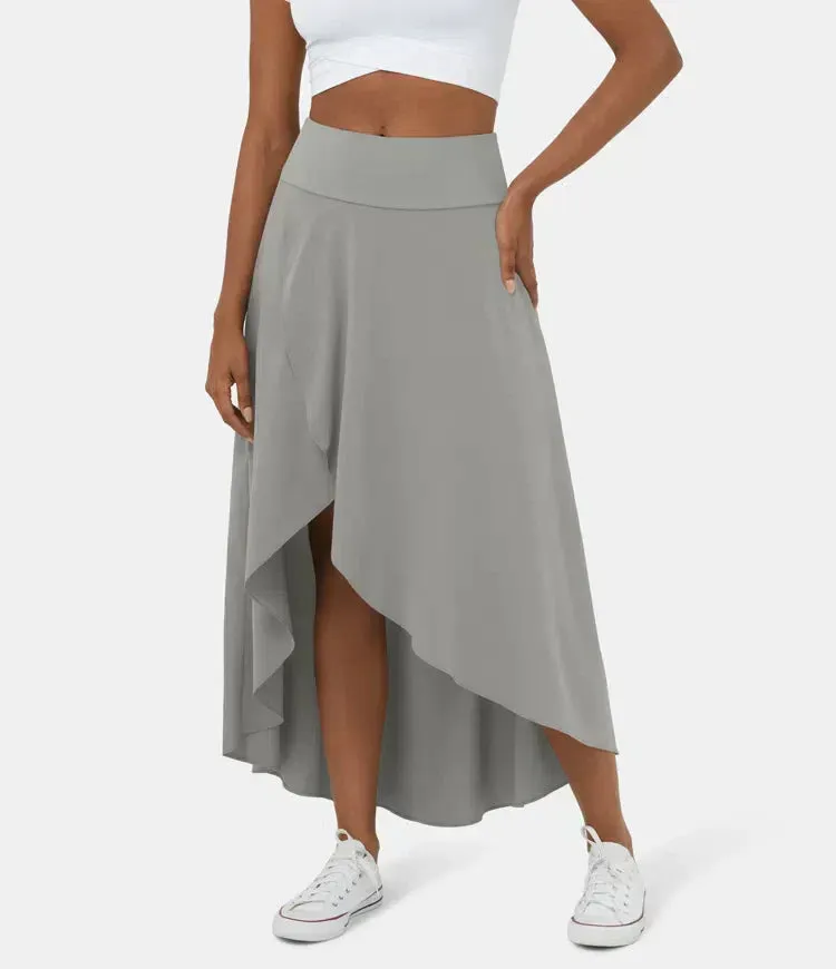 MELANIE - MIDI SKIRT WITH HIGH WAIST