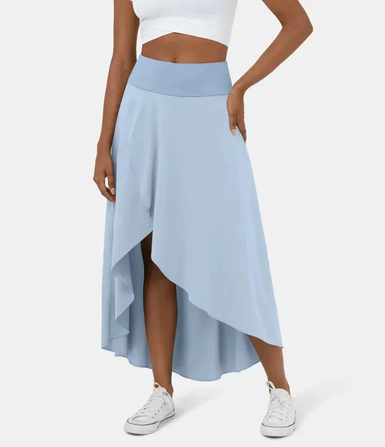 MELANIE - MIDI SKIRT WITH HIGH WAIST