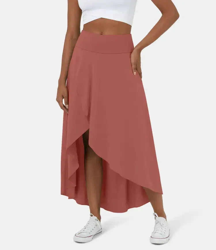 MELANIE - MIDI SKIRT WITH HIGH WAIST