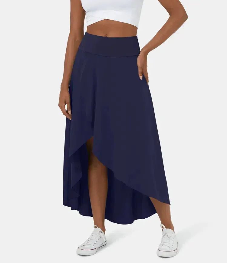 MELANIE - MIDI SKIRT WITH HIGH WAIST