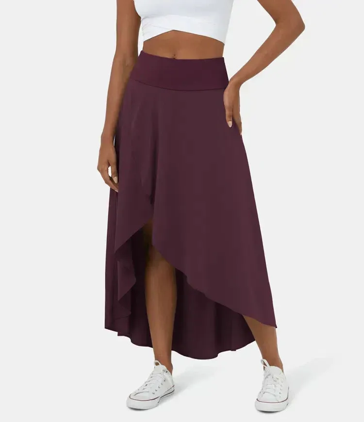 MELANIE - MIDI SKIRT WITH HIGH WAIST