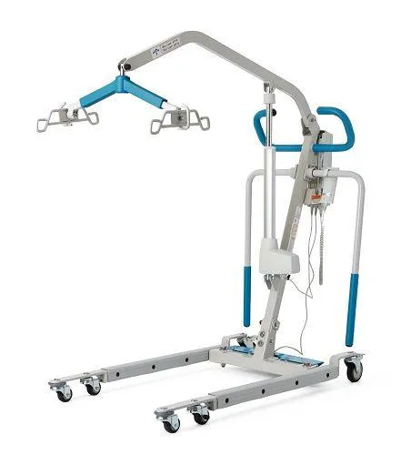 New Medline MDS700EL Electric Patient Lift | 8 - 70 Inches |  Power Operated Base, Lifts Patient From Floor, Locking Casters