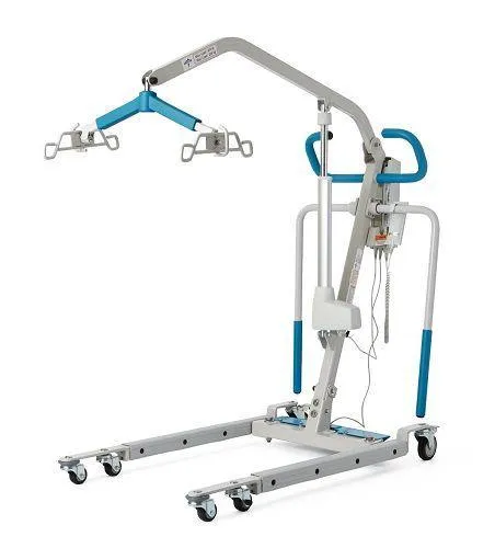 New Medline MDS700EL Electric Patient Lift | 8 - 70 Inches |  Power Operated Base, Lifts Patient From Floor, Locking Casters