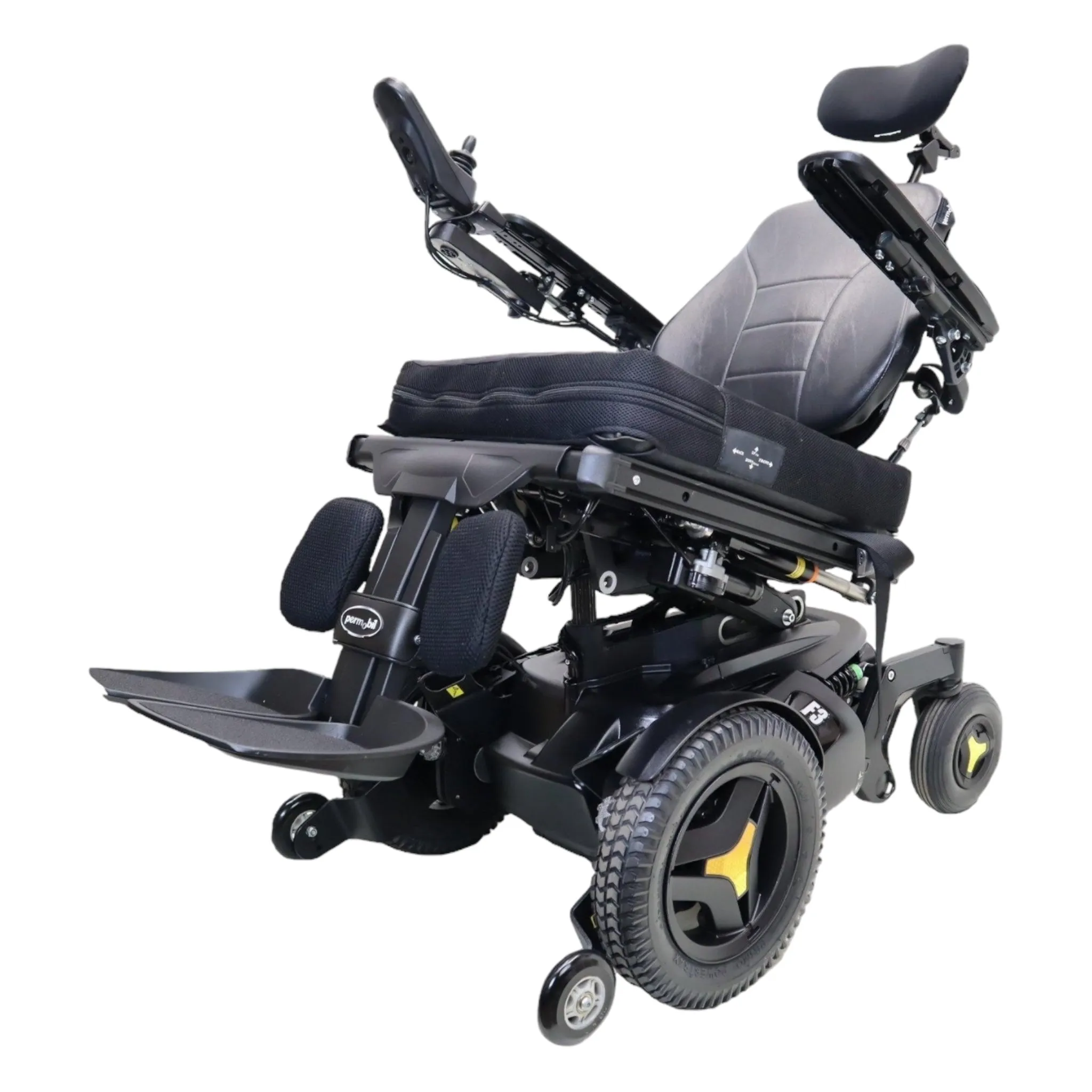 Permobil F3 Rehab Power Wheelchair | 19" x 20" Seat | Tilt, Recline & Power Legs