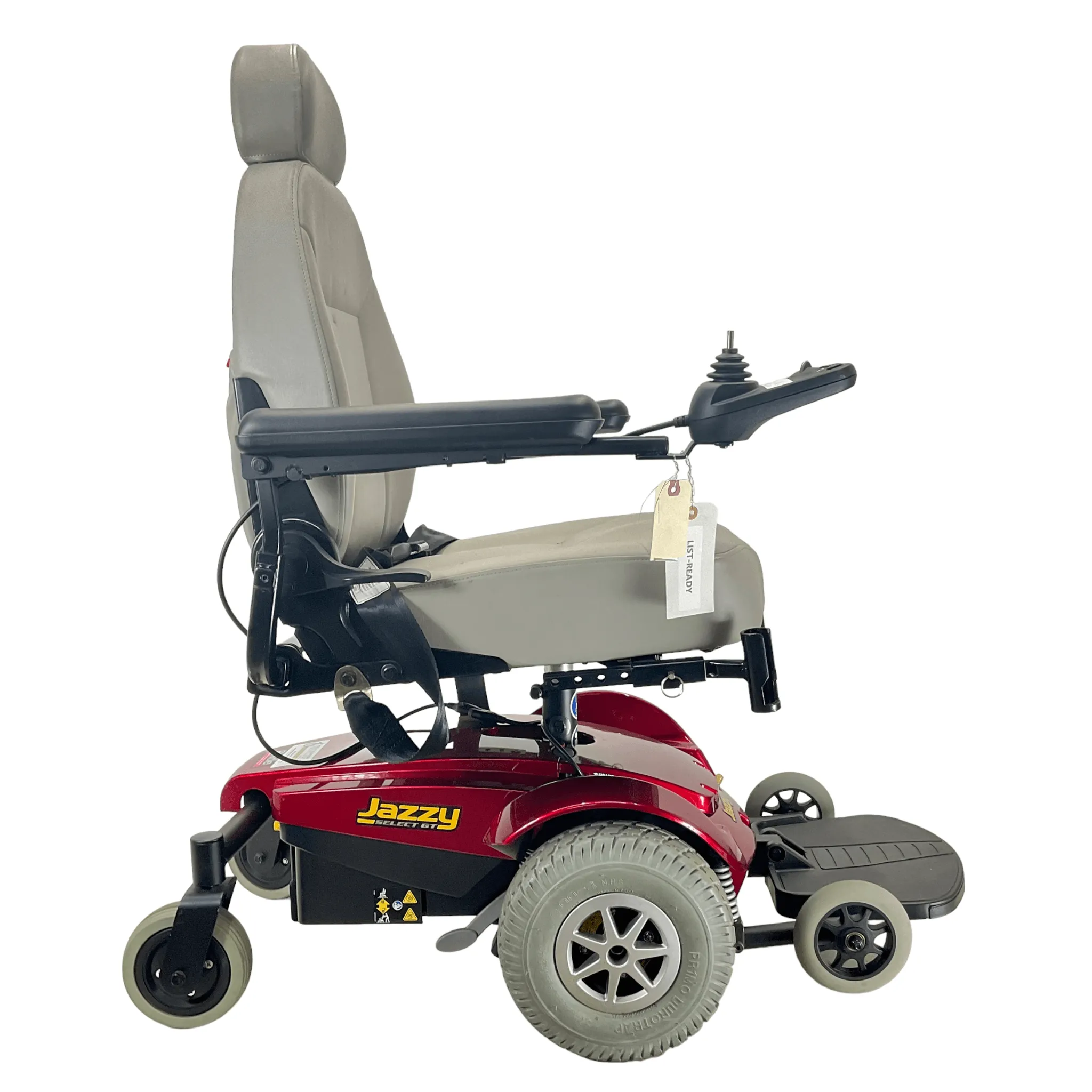 Pride Mobility Jazzy Select GT Power Chair | Red Shroud | Mint Condition | 18 x 19 Seat