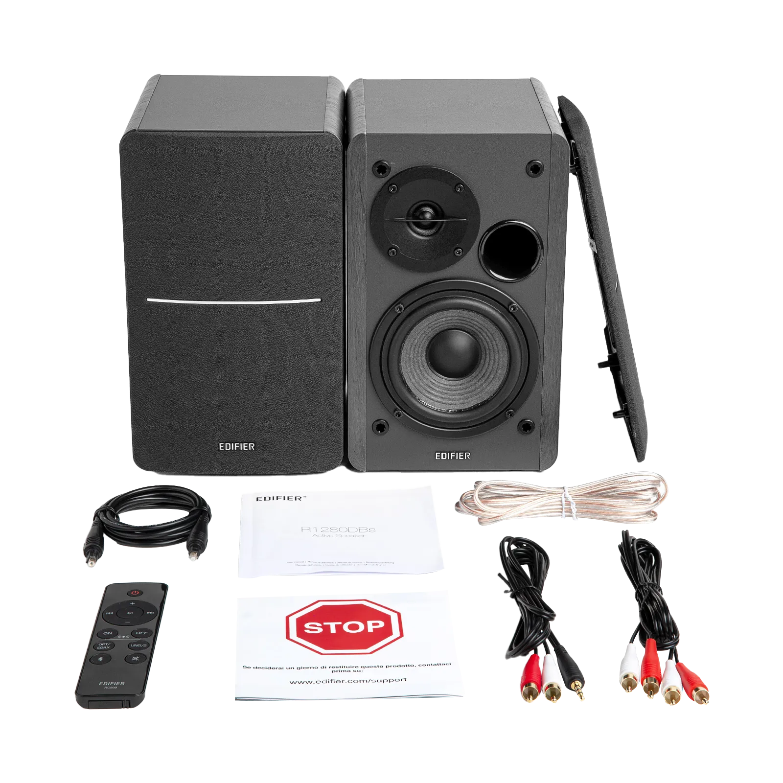 R1280DBs Powered Bluetooth Bookshelf Speakers(Certified Refurbished)