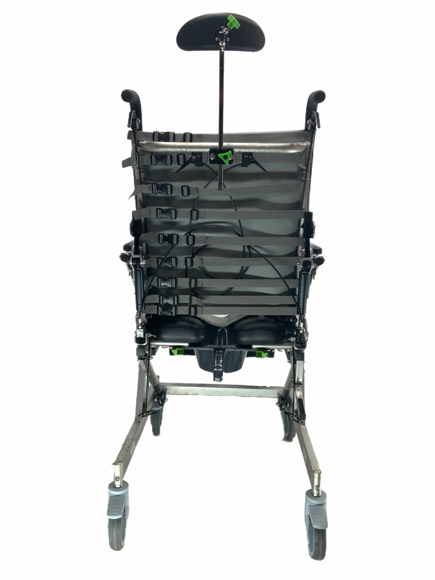 Raz AT Commode Shower Chair | 22" x 19" Seat | Tilt, Recline, Elevating Legs