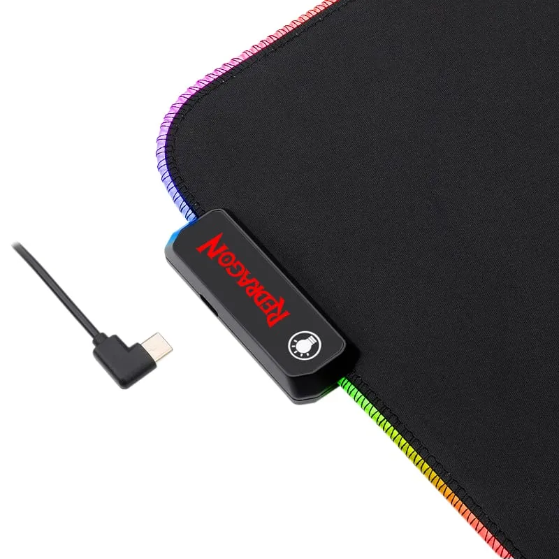Redragon Pluto Rgb Gaming Mouse Pad 330X260X3Mm