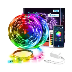 RGB المزاج السحري تغيير اللون الموسيقى متزامنة . RGB Magic Mood Color Changing Music Synchronized