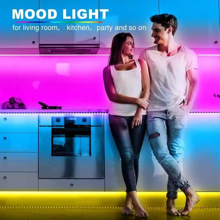 RGB المزاج السحري تغيير اللون الموسيقى متزامنة . RGB Magic Mood Color Changing Music Synchronized