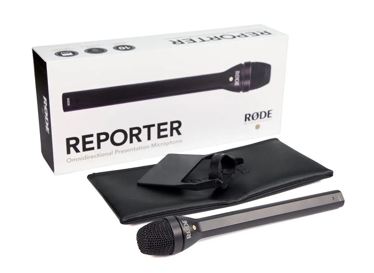 RODE Reporter Omnidirectional Handheld Interview Microphone