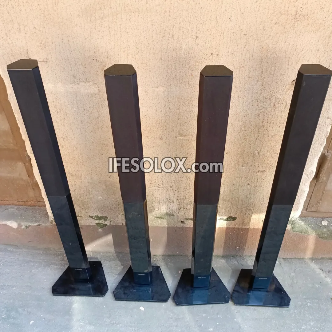 Samsung 3 ohms Tallboy Home Theater Surround Speakers (2 Pairs) - Foreign Used