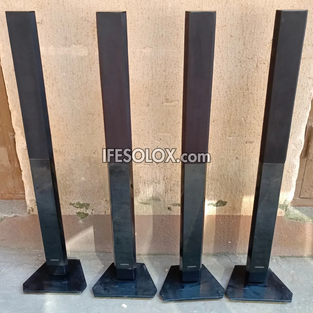 Samsung 3 ohms Tallboy Home Theater Surround Speakers (2 Pairs) - Foreign Used