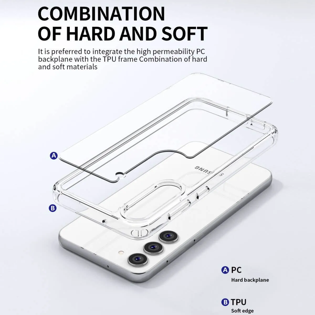 Samsung A35 Clear Phone Case Be Rugged