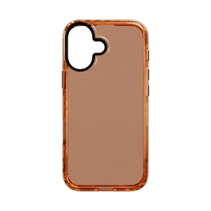 Slim TPU Case for Apple iPhone 16 | Peach Fuzz Sparkle | Altitude Series