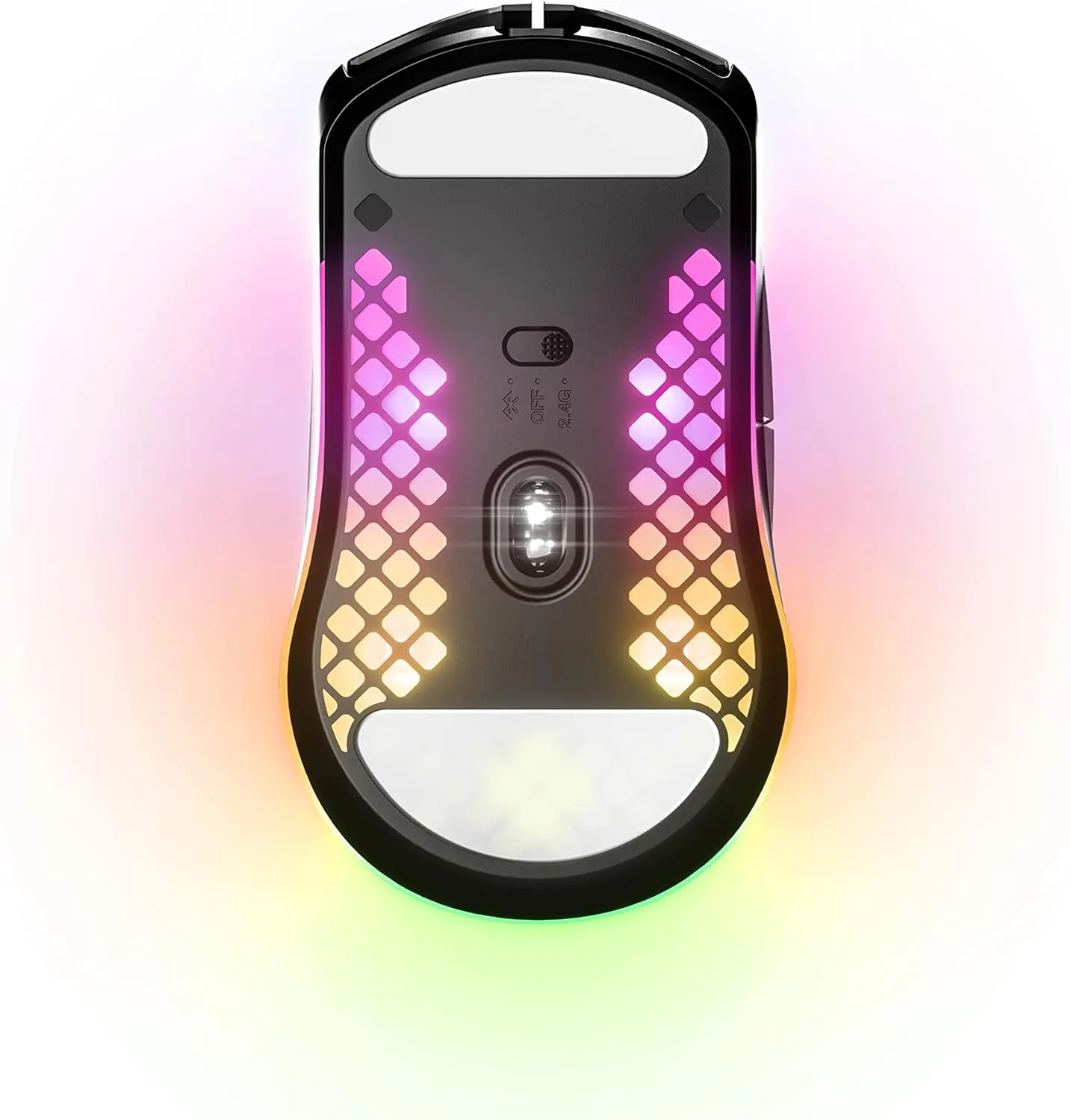 SteelSeries Aerox 3 Wireless Onyx RGB超輕量無線電競滑鼠 (62612)