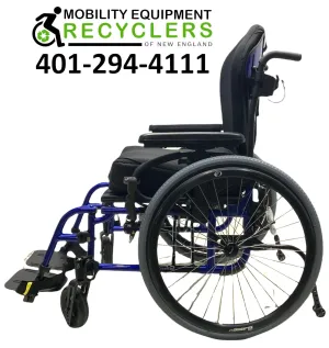 Sunrise Medical  Quickie 2 Folding Manual Wheelchair | Height Adjustable Armrest, Swing-Away Leg Rests, Fold Down Backrest |