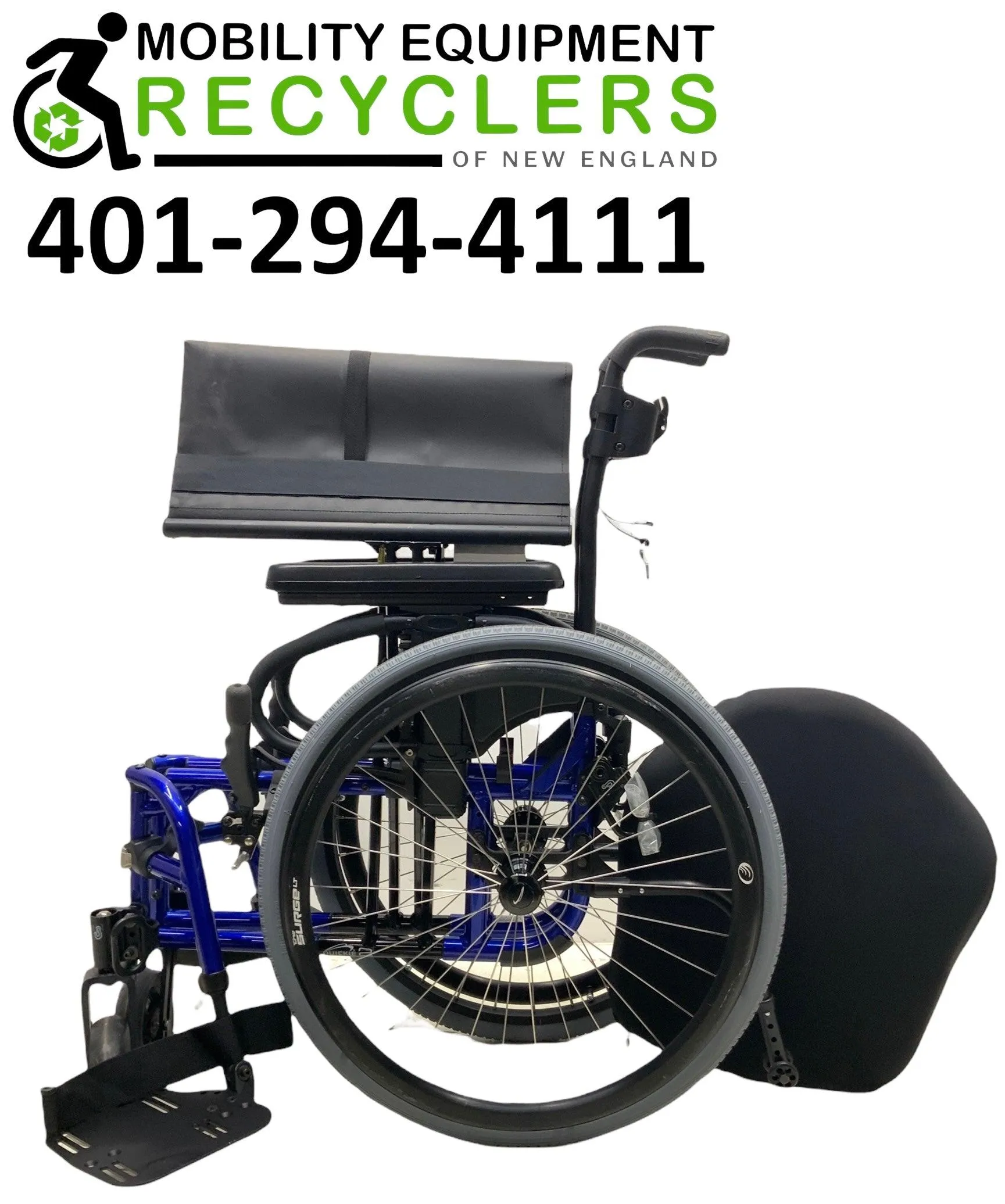 Sunrise Medical  Quickie 2 Folding Manual Wheelchair | Height Adjustable Armrest, Swing-Away Leg Rests, Fold Down Backrest |