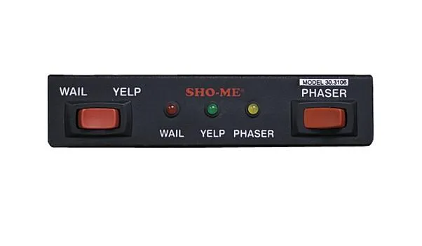 Three-Function Dash-Mount Siren