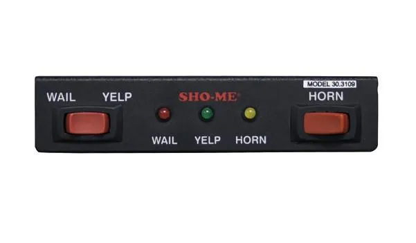 Three-Function Dash-Mount Siren