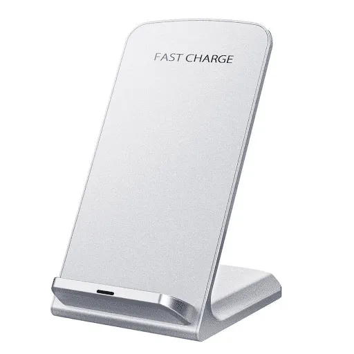 UrbanX Q-740 Wireless Charger Stand, Qi-Certified for Google Pixel 6 Pro, 10W Fast-Charging (No AC Adapter) - White