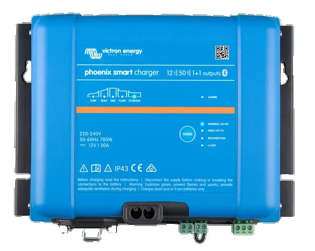 VICTRON PHOENIX SMART IP43 12/50 CHARGER 230V *INCLUDES MAINS CORD AU/NZ
