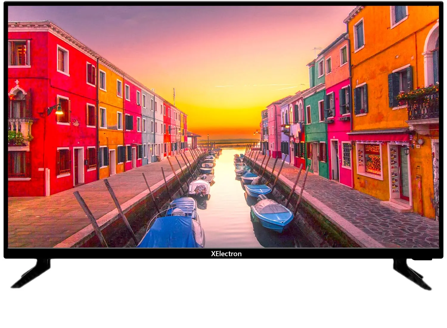 XElectron 60 cm (24 inches) HD Ready LED TV with Slim Bezel 24STV (Black) (2024 Model)