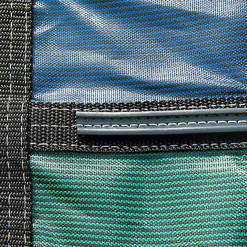 Yard Guard Deck-Lock Mesh Safety Cover - 20' X 40' With Center Step - Green
